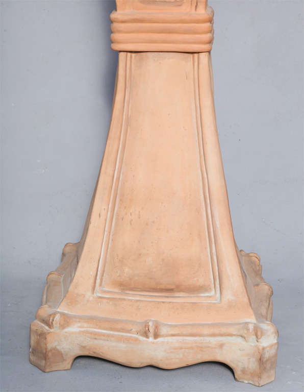 Terracotta Figure on Pedestal 1