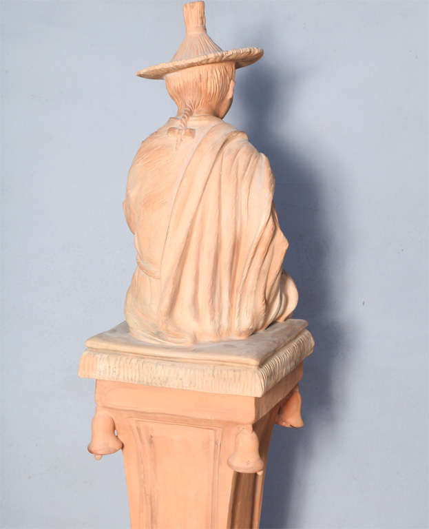 Terracotta Figure on Pedestal 4