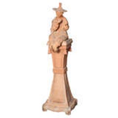 Terracotta Figure on Pedestal 12