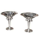 Pair of Sterling Silver Tazzas
