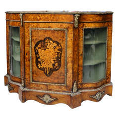 Superb Walnut English Credenza