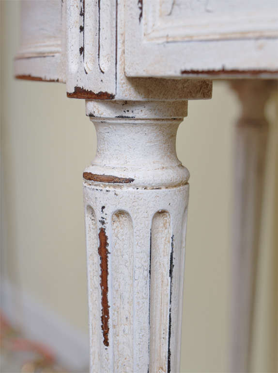 20th Century French Half Round Console Table