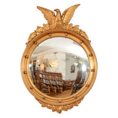 A Gilt-wood Convex Mirror