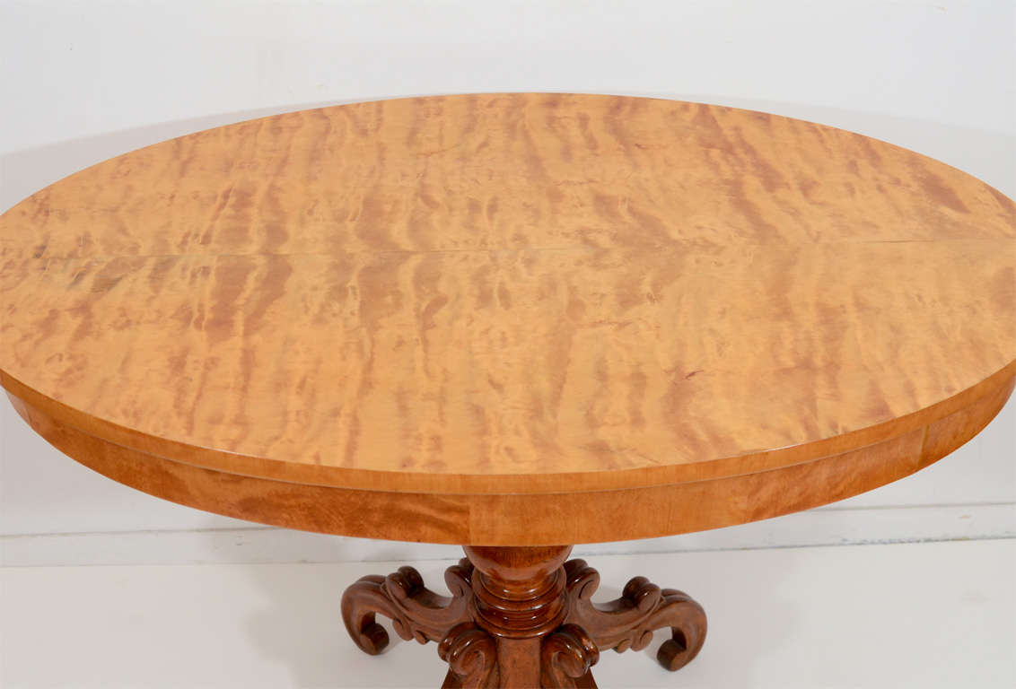 Swedish Biedermeier Table, Sweden 1830 For Sale