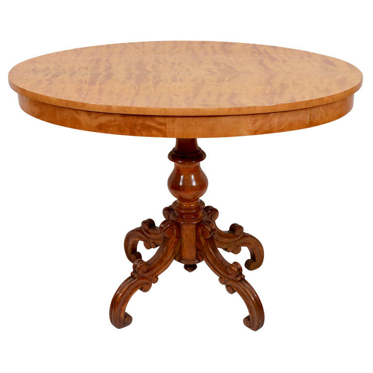 Biedermeier Table, Sweden 1830 For Sale