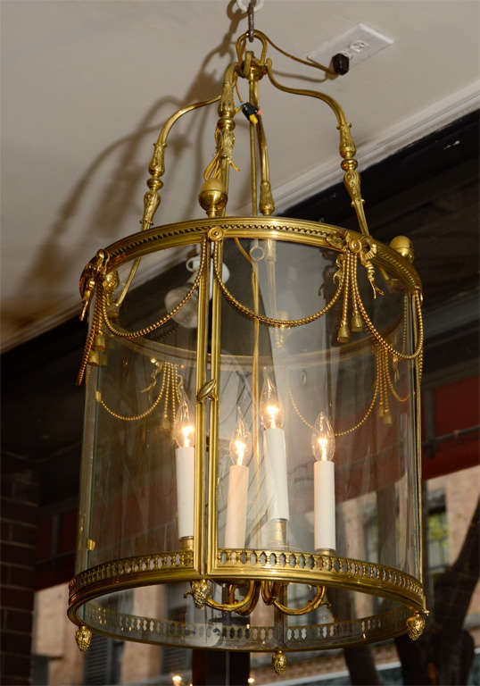 Louis XVI Style Bronze Lantern 1