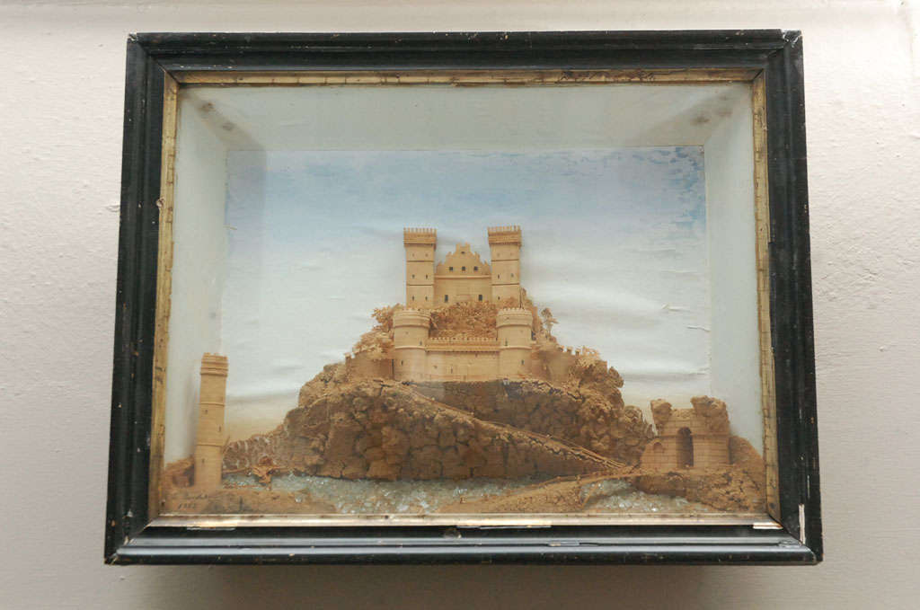 English Framed Cork Castle, Circa 1870