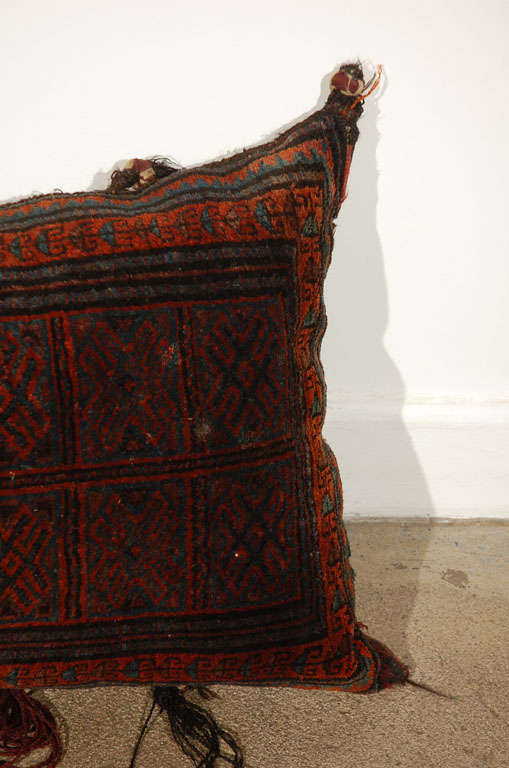 LargeTurkish Saddle Bag Pillow 3