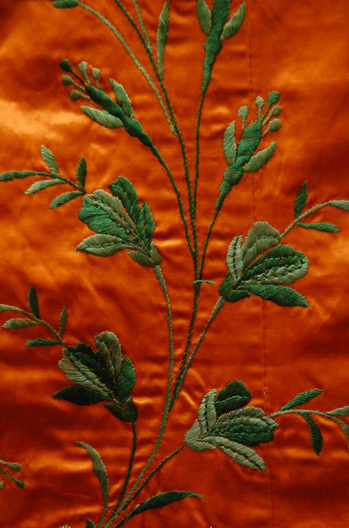 Antique Ottoman Empire silk textile hanging/ throw 2