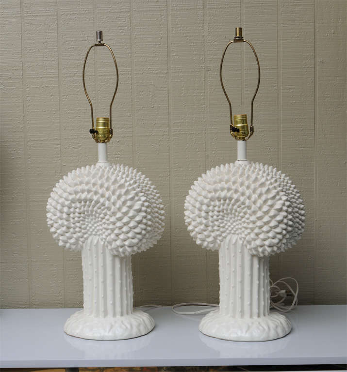 Whimsical Asparagus Lamps