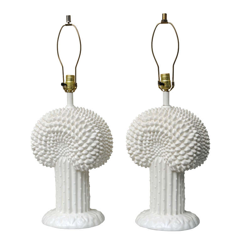 Whimsical Asparagus Lamps at 1stDibs