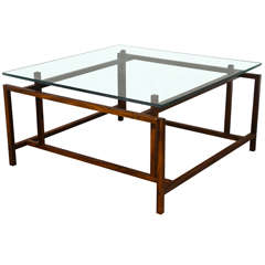 Modern Rosewood Coffee Table by Henning Norgaard for Komfort