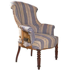 French Scroll Back Chair