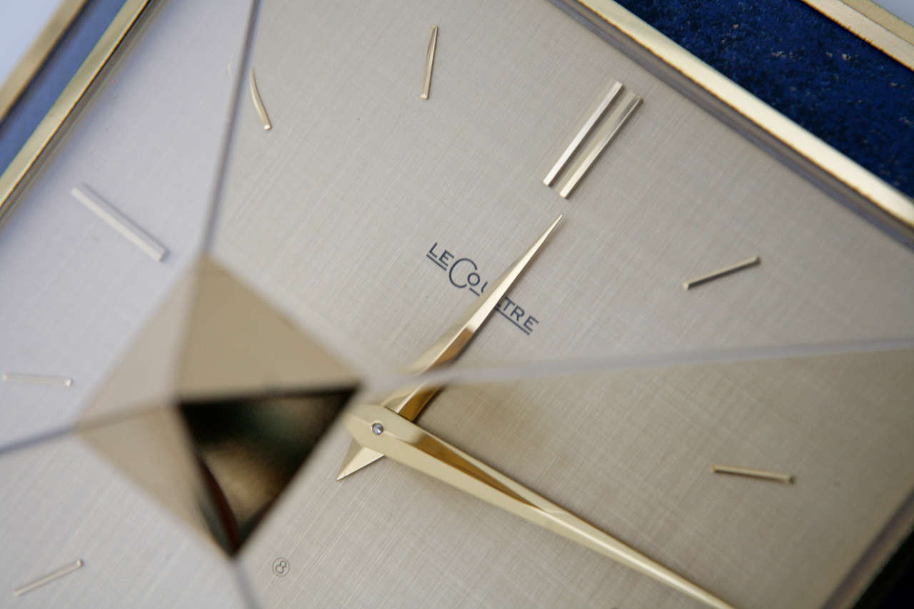 Mid-20th Century Pyramid Clock by Le Coultre