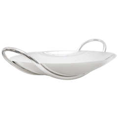 Silver Plate "Centro" Rocking Bowl by Lino Sabattini