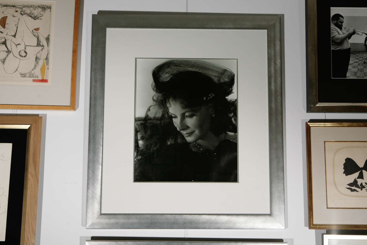 A Silver print of Greta Garbo by photographer Clarence Sinclair Bull (1896-1979). Bull served as head of the stills department at Metro-Goldwyn Meyer and was almost the exclusive photographer of Greta Garbo from 1926 to 1941. The print is from