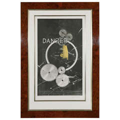 "Dancer-danger" Color Lithograph by Man Ray
