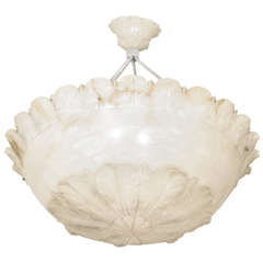 An Alabaster Light Fixture