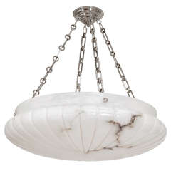 An Alabaster Light Fixture