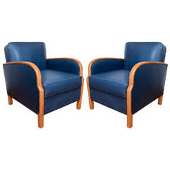 A Pair of Club Chairs