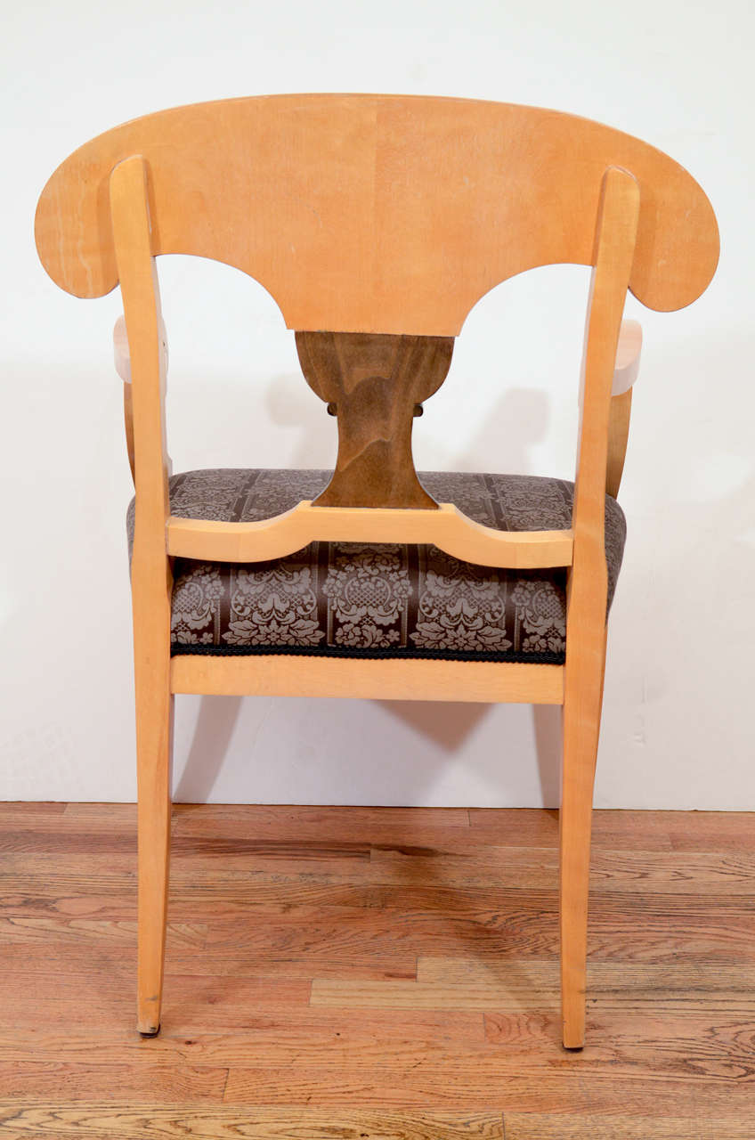 Ebano Poltrone Biedermeier 