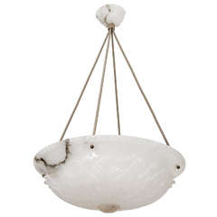 An Alabaster Light Fixture