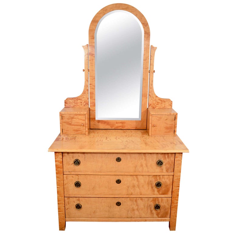 Art Nouveau Vanity with Chest of Drawers For Sale at 1stDibs vanity