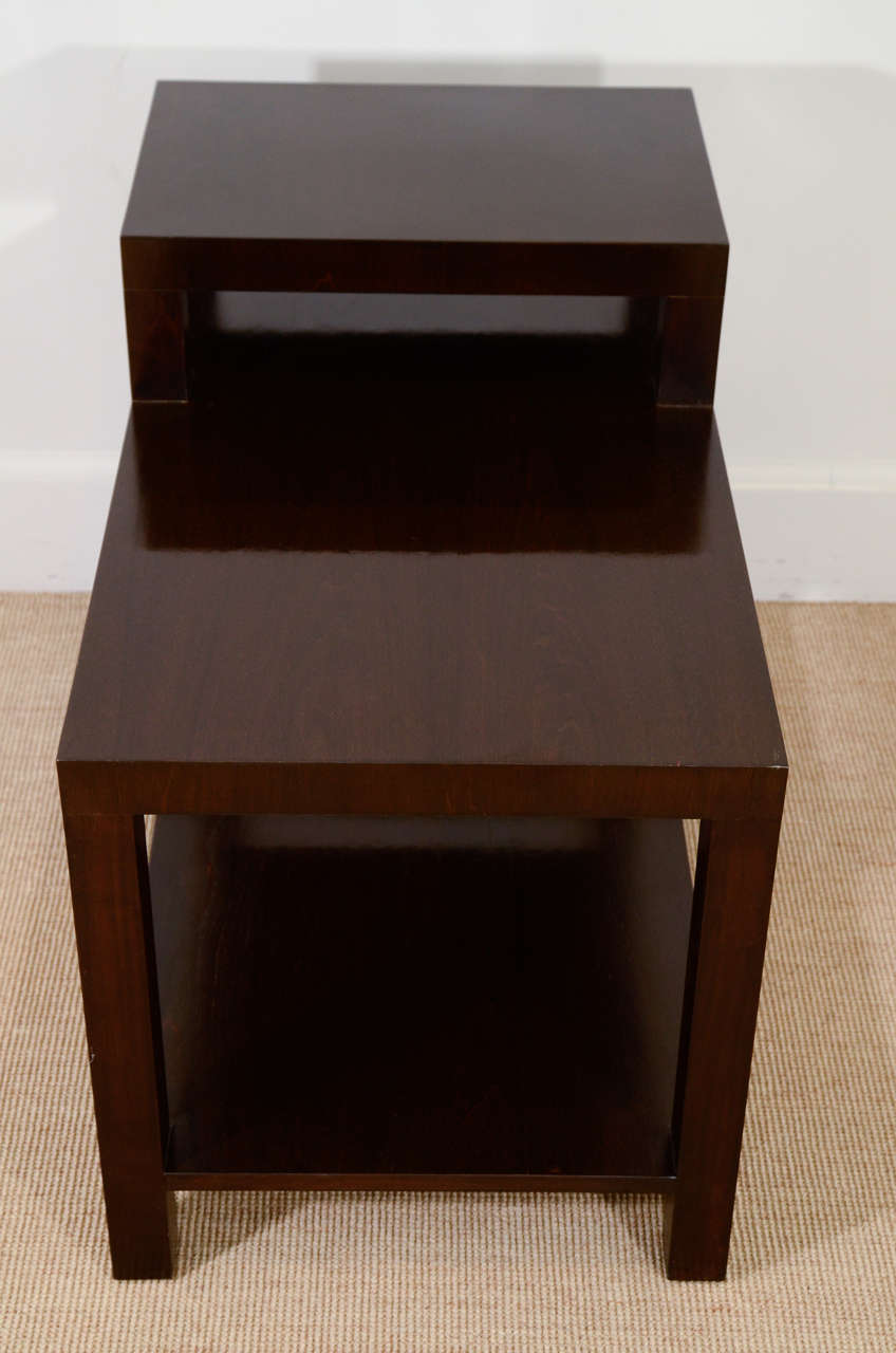 Mid-Century Style Lamp Table, Made to Order In Excellent Condition In New York, NY