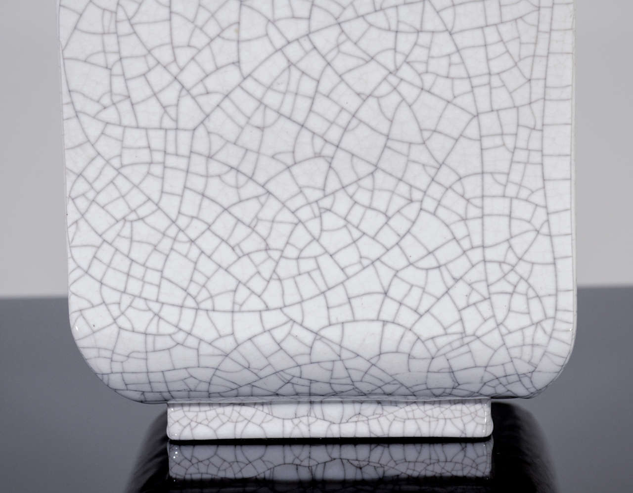 American Square Molded Ceramic Table Lamp