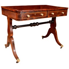 Fine Regency Rosewood Writing Table