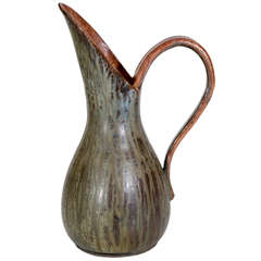 Large Handled, Large Spout Vase