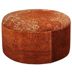 Round Pumpkin Ottoman