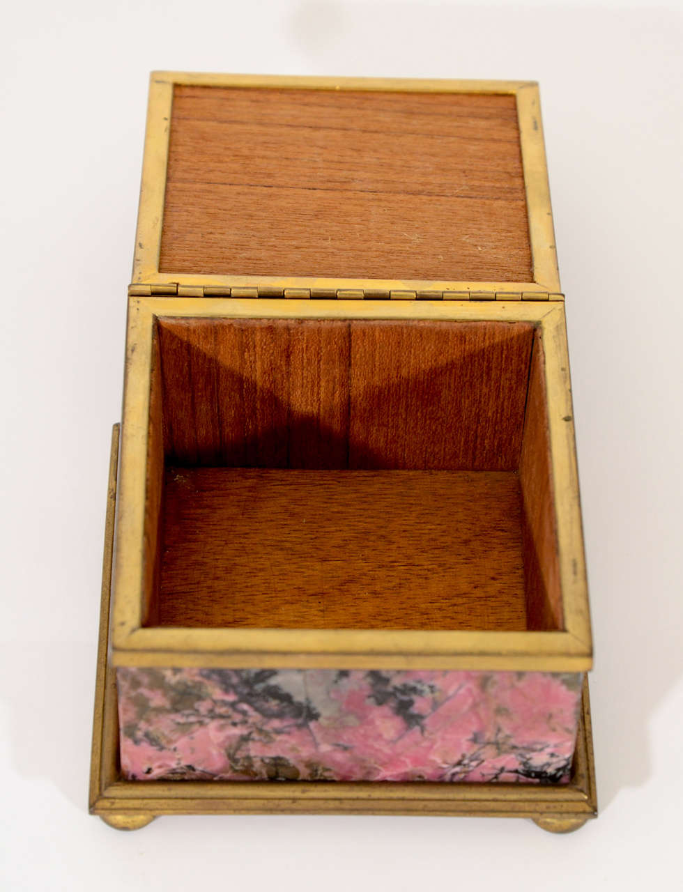 Pink Malachite Jewelry Box, Early 20th Century 1