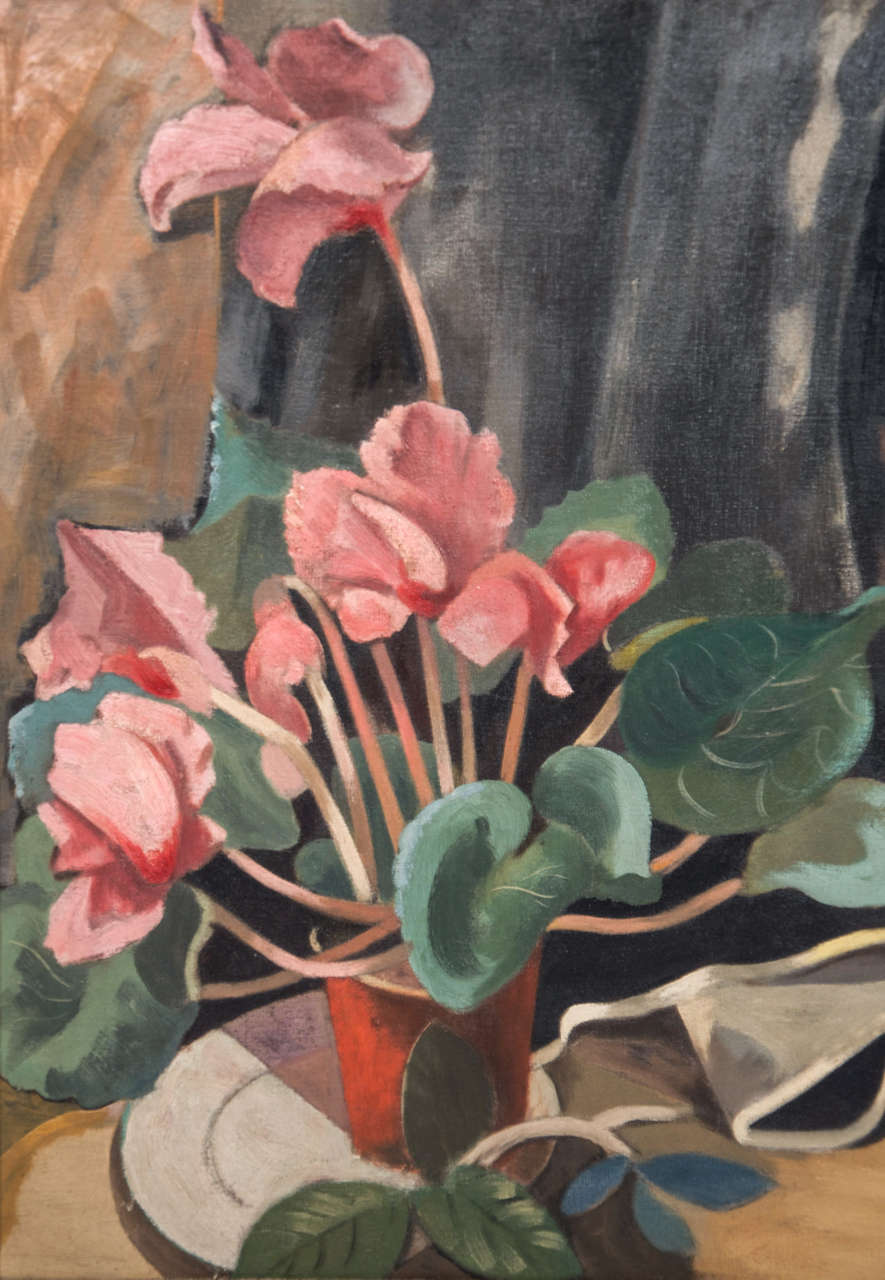 Mid-20th Century Oil on Canvas by Bassett Fitzgerald Wilson