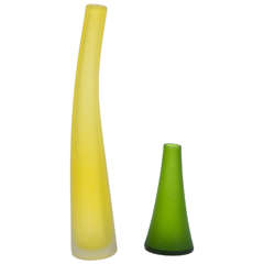 Frosted Glass Vases by Carlos Moretti 8