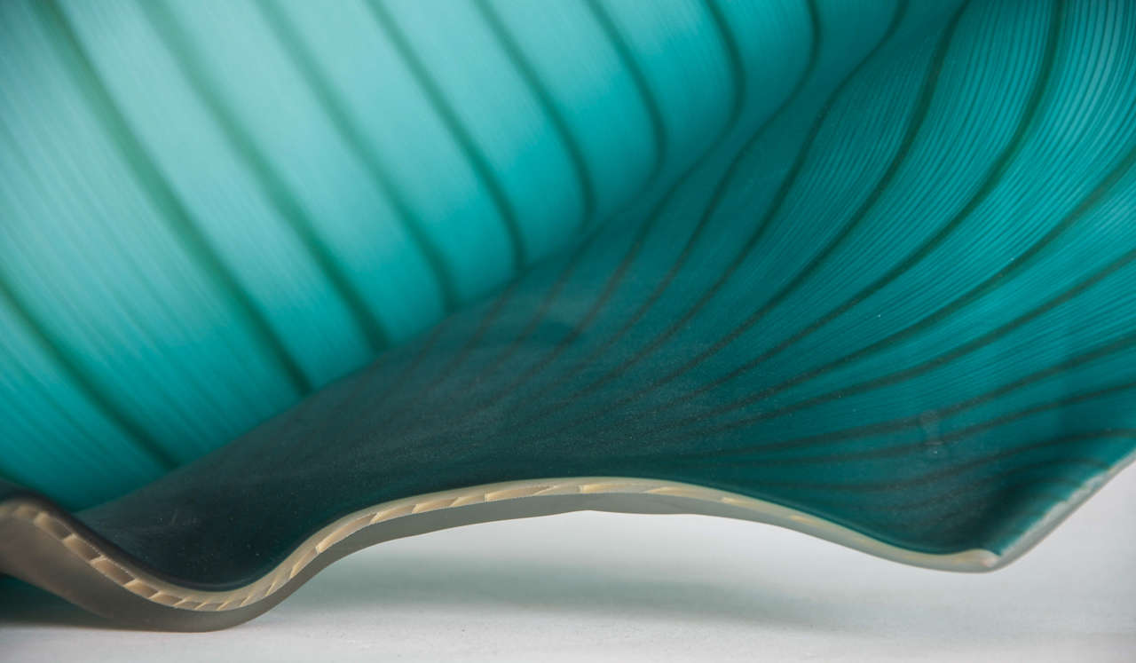 French Petal in Teal by Jeremy Maxwell Wintrebert
