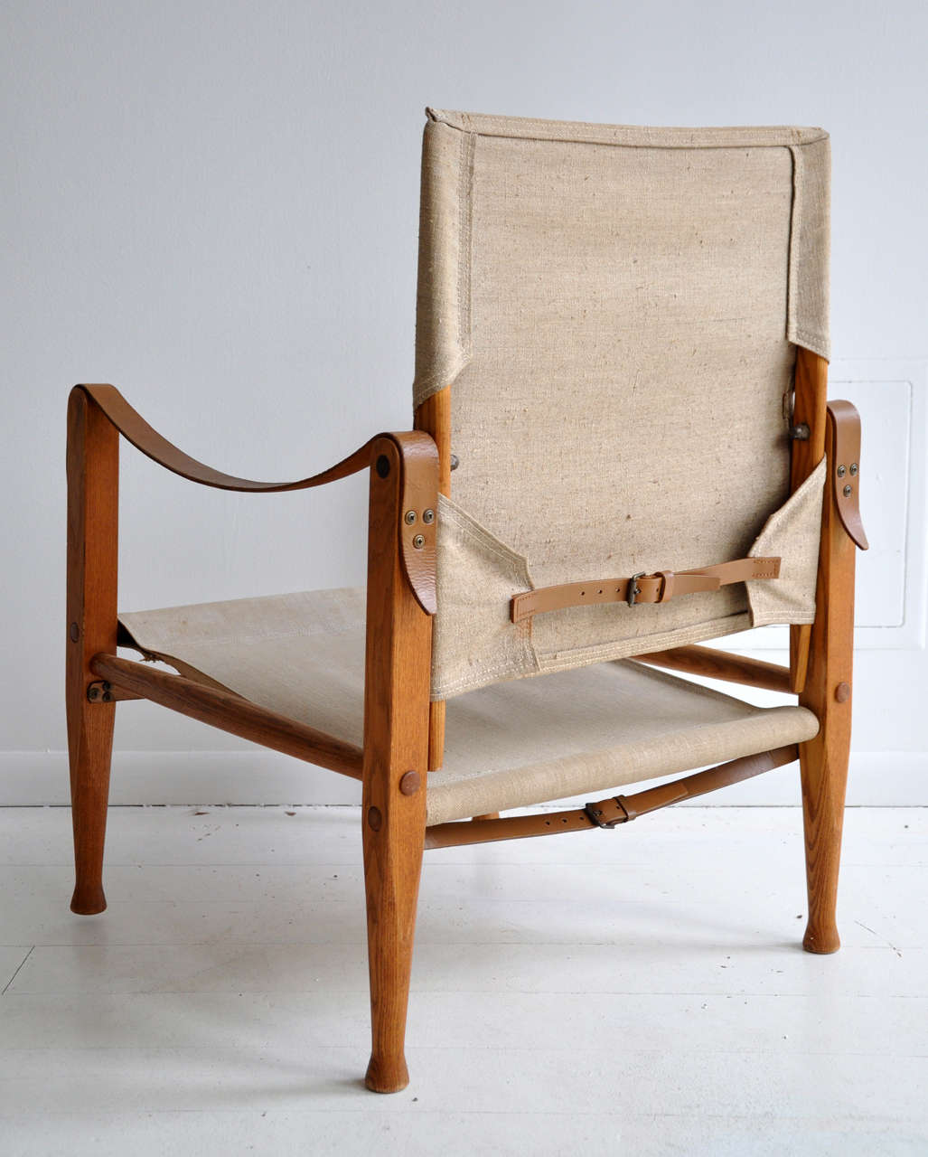 Pair of Danish Safari Chairs 3