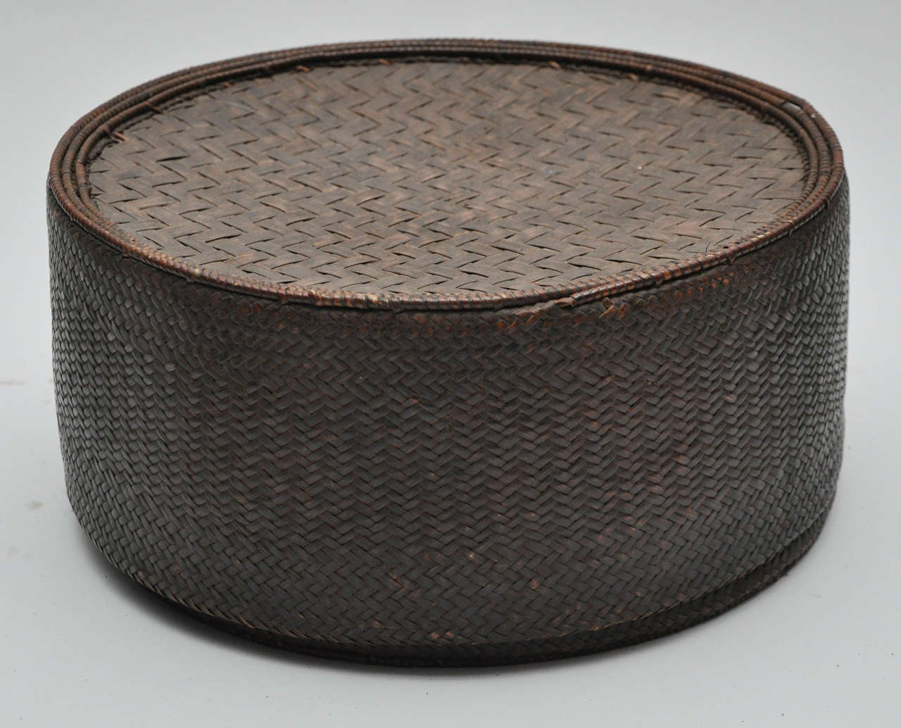 Central African Trio of Woven African Basket/Containers