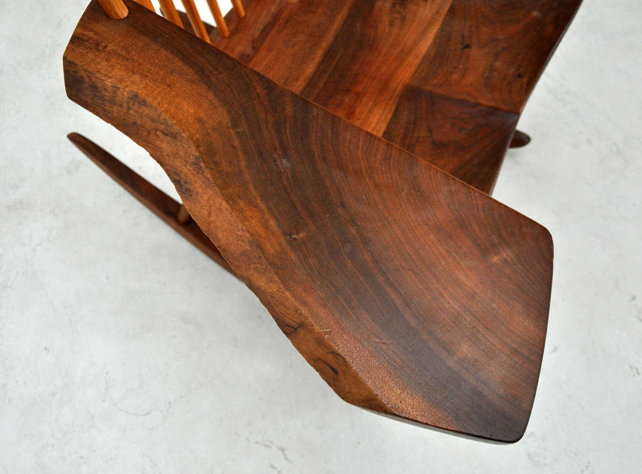 George Nakashima Rocking Chair In Excellent Condition In Chicago, IL
