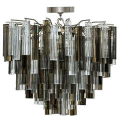 Murano Glass Chandelier by Venini for Camer