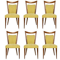 Six Italian Dining Chairs - Melchiorre Bega