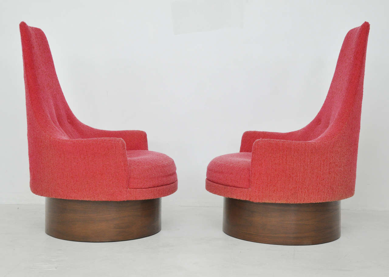 High Back Swivel Chairs by Adrian Pearsall at 1stDibs adrian pearsall