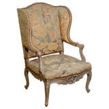 19thc Regence Style French Wing Chair