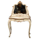 Italian Dressing Table With Mirror