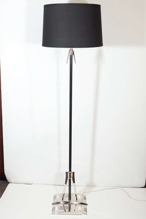Streamline Machine Age Art Deco Floor Lamp