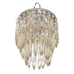 Hollywood Three Tier Flush-Mount Chandelier