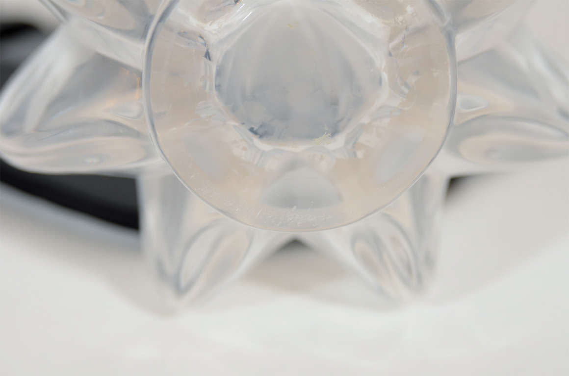 French Mid-Century Modern Opalescent Vase by Lalique 2