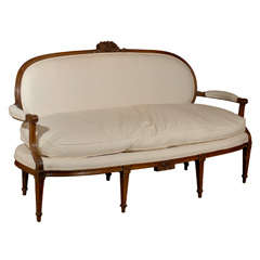 Louis XVI Period Sofa Signed by Pillot from Nimes, France