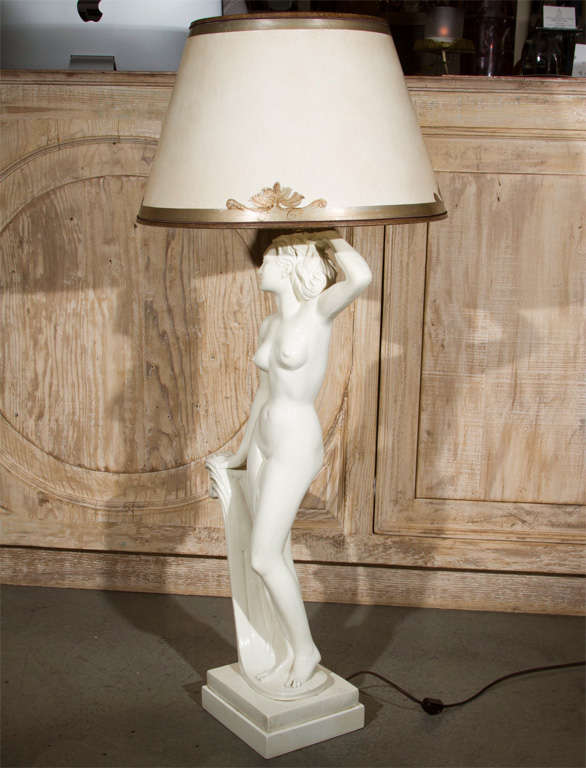 Ceramic Lady Lamp