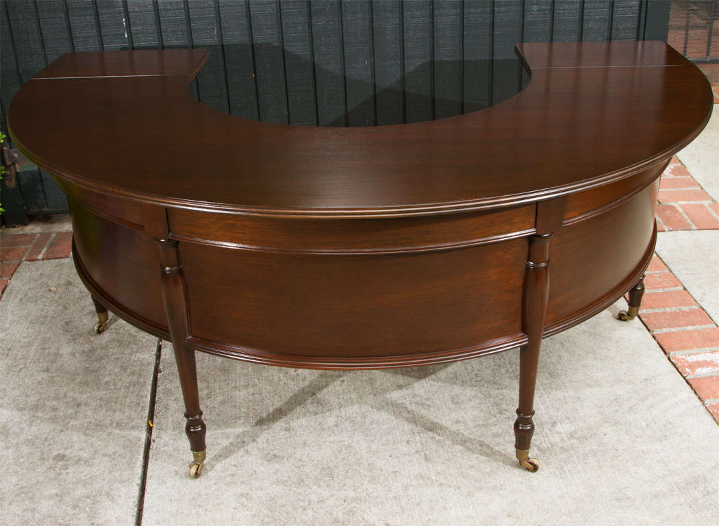 horseshoe shaped desk